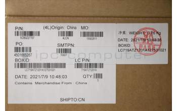 Lenovo 5CB0Z27707 C-Cover with keyboard,German,Backlight,Non_Fingerprint