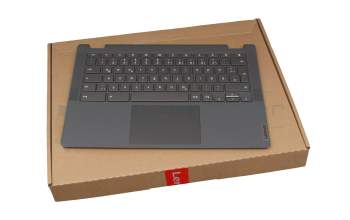 5CB0Z27902 Original Lenovo Tastatur inkl. Topcase DE (deutsch) grau/gold