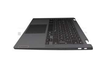 5CB0Z27902 Original Lenovo Tastatur inkl. Topcase DE (deutsch) grau/gold