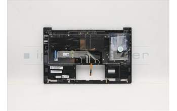 Lenovo 5CB0Z32100 C-Abdeckung mit Tastatur, Bulgarisch, Grau, Hintergrundbeleuchtung