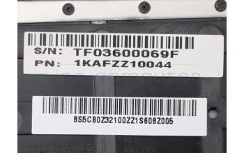 Lenovo 5CB0Z32100 C-Abdeckung mit Tastatur, Bulgarisch, Grau, Hintergrundbeleuchtung