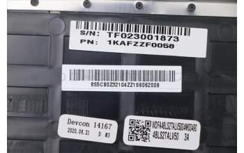 Lenovo 5CB0Z32104 Tastatur inkl. Topcase ASM_FR Q82A2 GY