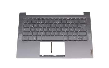 5CB0Z32107 Original Lenovo Tastatur inkl. Topcase DE (deutsch) grau/grau mit Backlight