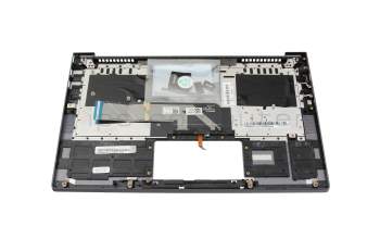 5CB0Z32117 Original Lenovo Tastatur inkl. Topcase ND (nordic) grau/grau mit Backlight