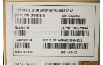 Lenovo 5CB0Z32131 Tastatur inkl. Topcase ASM_BU Q 82A2 OC
