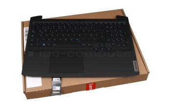 5CB0Z33221 Original Lenovo Tastatur inkl. Topcase DE (deutsch) schwarz/schwarz mit Backlight