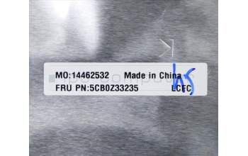 Lenovo 5CB0Z33235 Tastatur inkl. Topcase ASM_CZ-SK L 82EY OB