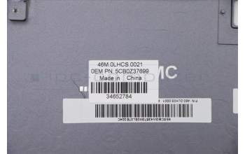 Lenovo 5CB0Z37699 C-Cover with keyboard, German, Slate Grey, Backlight, UK