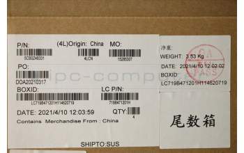 Lenovo 5CB0Z48331 Tastatur inkl. Topcase ASM_BE L82GX FPIGDIS
