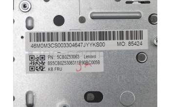 Lenovo 5CB0Z53063 Tastatur inkl. Topcase ASM_US W 82GV PG