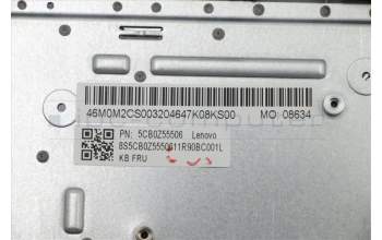 Lenovo 5CB0Z55506 Tastatur inkl. Topcase ASM_US INTE W 82GW PG