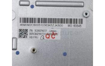 Lenovo 5CB0Z56777 C-Abdeckung mit Tastatur, Deutsch, Eisblau, Nicht_beleuchtet