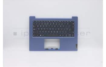Lenovo 5CB0Z56788 C-Abdeckung mit Tastatur, Englisch (GB), Eisblau, Ohne_Hintergrundbeleuchtung