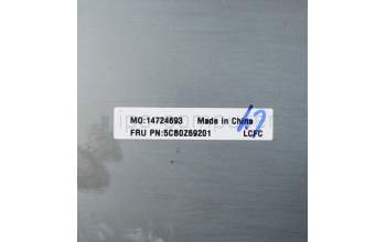 Lenovo 5CB0Z69201 COVER FRU D_COVER_ASSY_BK_Tex_FOR DIS