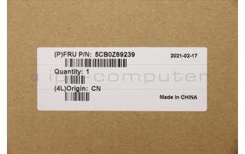 Lenovo 5CB0Z69239 COVER Rear Cover WLAN TP Black