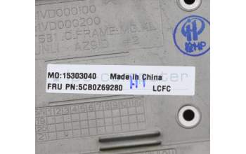 Lenovo 5CB0Z69280 COVER FRU T15G2_C_COV_AM_ASSY_W_FPR