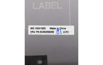 Lenovo 5CB0Z69289 COVER, D_COVER_AL_WLAN_SILVER_ASSY