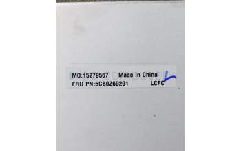 Lenovo 5CB0Z69291 COVER, D_COVER_AL_WWAN_5G BLACK_ASSY