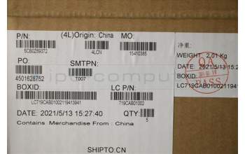 Lenovo 5CB0Z69372 COVER FRU C COVER ASSY WLAN SLV AL