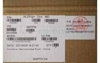 Lenovo 5CB0Z69377 COVER, D COVER AL WLAN SILVER