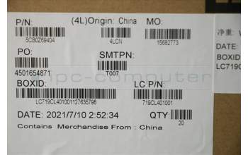 Lenovo 5CB0Z69404 COVER FRU COVER TS STRIP COVER SUB ASSY