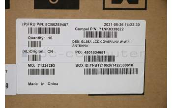 Lenovo 5CB0Z69407 COVER A cover_LNV WIFI