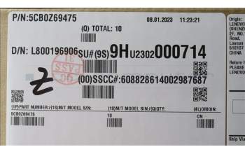 Lenovo 5CB0Z69475 COVER C_COVER_ASM_MGAL_WLAN_N_LAN_BLK