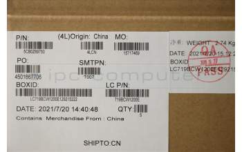 Lenovo 5CB0Z69750 Tastatur inkl. Topcase ASM_POR L 82BGMC