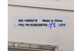 Lenovo 5CB0Z69754 Tastatur inkl. Topcase schweiz L 82BGMC