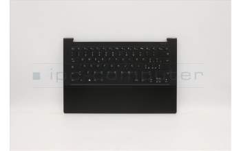 Lenovo 5CB0Z69774 C-Cover with keyboard, Italian, Deep Black, Backlight, UK