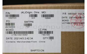 Lenovo 5CB0Z70218 Tastatur inkl. TopcaseASM B 82BC BL WH BEL