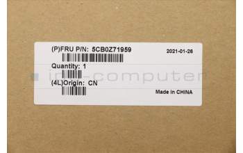 Lenovo 5CB0Z71959 Tastatur inkl. TopcaseASM B 82BC BL WH SWS