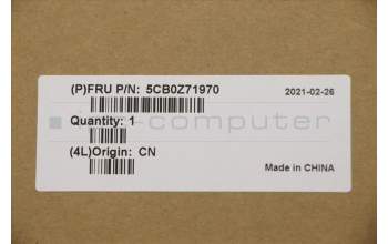 Lenovo 5CB0Z71970 Tastatur inkl. TopcaseASM B 82BC BL RGB ENG