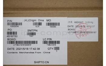 Lenovo 5CB0Z92040 Tastatur inkl. TopcaseASM B 82BC BL RGB GRE