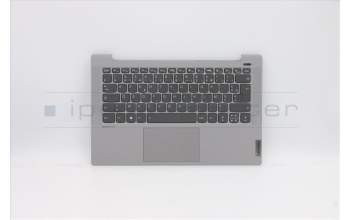 Lenovo 5CB1A13542 C-Abdeckung mit Tastatur, Französisch, Silbern, Hintergrundbeleuchtung, Fingerabdruck