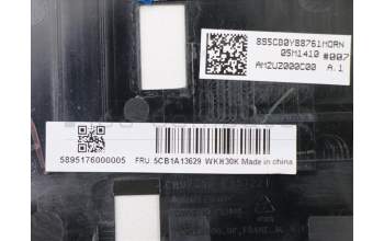 Lenovo 5CB1A13629 COVER Upper C81YM AL_SIL FP BLKB_SLVN