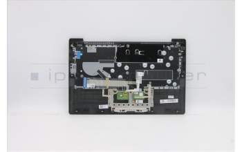 Lenovo 5CB1A13822 C-Cover with keyboard,Italian,Black,Backlight,FingerPrint