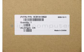 Lenovo 5CB1A13822 C-Cover with keyboard,Italian,Black,Backlight,FingerPrint