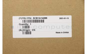 Lenovo 5CB1A14286 C-Cover with keyboard, Russian, Slate Grey, Backlight