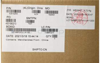 Lenovo 5CB1A22430 Tastatur inkl. TopcaseASM_CZE/SLK L82BJ DM