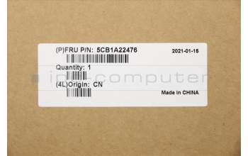 Lenovo 5CB1A22476 C-Cover with keyboard,Nordic,Storm Grey