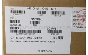 Lenovo 5CB1A24831 Tastatur inkl. Topcase deutschL81YQBLNFPPGML