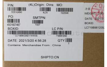 Lenovo 5CB1A24840 Tastatur inkl. TopcaseASMNORDICL81YQBLNFPPGML