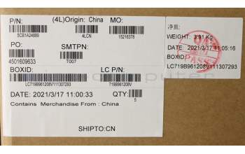 Lenovo 5CB1A24889 Tastatur inkl. TopcaseASMCZE/SLKL81YQBLNFPGGML