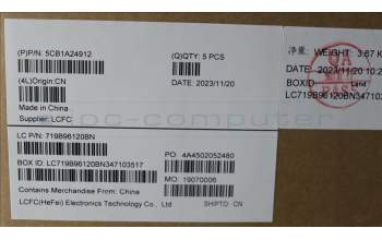 Lenovo 5CB1A24912 Tastatur inkl. Topcase ASM_TURL81YQBLNFPGGML