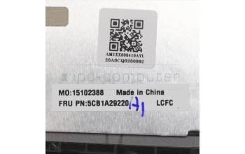 Lenovo 5CB1A29220 Tastatur inkl. Topcase ASM_FRAL81YQBLFPGGML