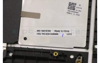 Lenovo 5CB1A98966 C-Cover with keyboard,French,Platinum Grey,Non_Backlight,Non_FingerPrint
