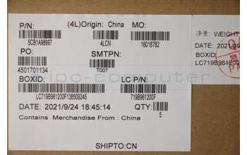 Lenovo 5CB1A98997 Tastatur inkl. Topcase ASM_FRAL81YQNBLFPPGML