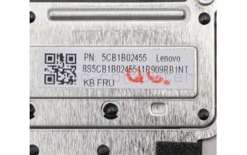 Lenovo 5CB1B02455 C-Cover with keyboard,USA English,Mineral Grey,Backlight
