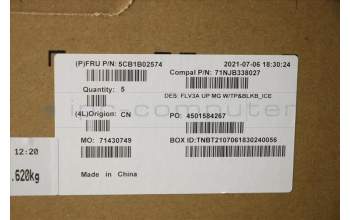 Lenovo 5CB1B02574 Tastatur inkl. Topcase ASM_ILD C 20VF MGBL